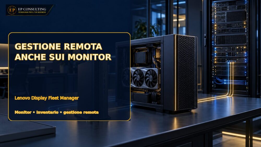 Gestione remota dei monitor Lenovo