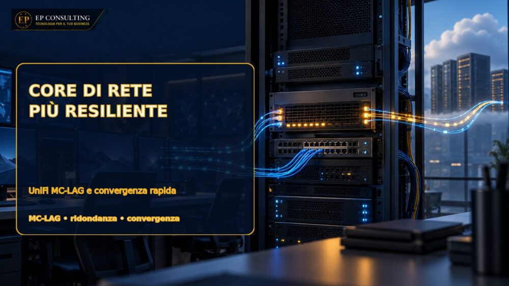 UniFi MC-LAG e resilienza del core