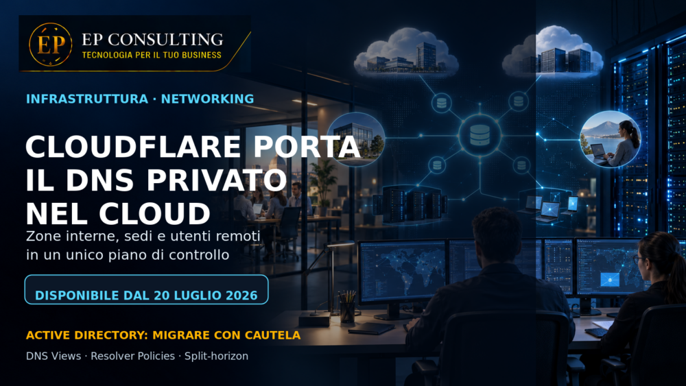 Cloudflare Internal DNS è disponibile: come centralizzare il DNS privato senza rompere Active Directory